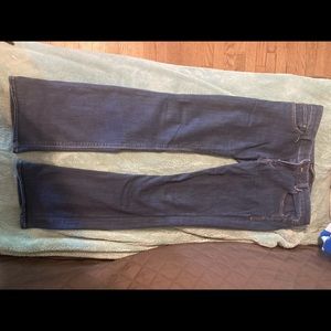 Brand new express jeans size 6S barely boot low rise
